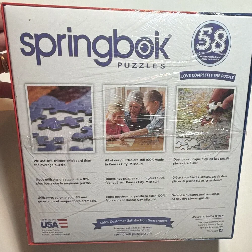 Springbok Camping 1000 Piece Interlocking Cardboard Jigsaw Puzzle 33-11103